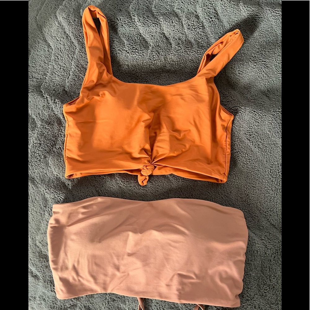 2 SHEIN bathing suit tops - XL